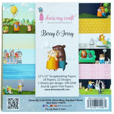 Dress My Craft Berry & Jerry Designpapiere - Paper Pad